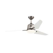 Ventilateur Plafond Eco Aviatos 132cm Chrom Blanc