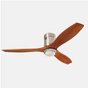 Ventilateur Plafond Stem 137cm Nickel Bois foncé