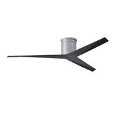 Ventilateur Plafond Eliza-H 142cm Nickel Noir