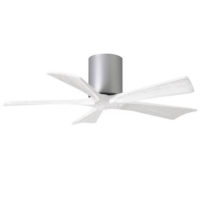 Ventilateur Plafond Irene-5H 106cm Nickel Blanc