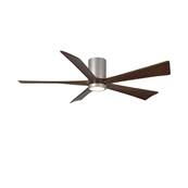 Ventilateur Plafond avec Lumire Irene-5HLK 152cm Nickel Noyer