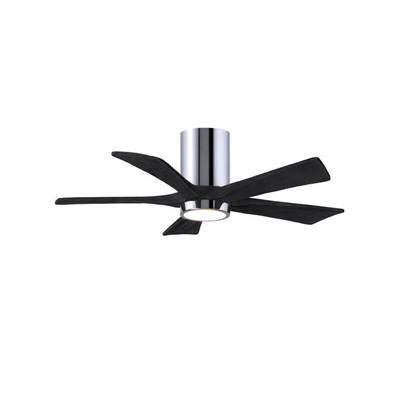 Ventilateur Plafond avec LED Irene-5HLK 106cm Chromé Poli Noir