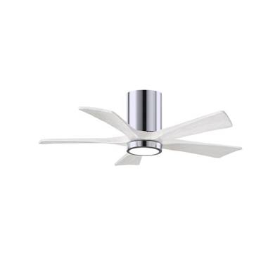 Ventilateur Plafond avec LED Irene-5HLK 106cm Chromé Poli Blanc