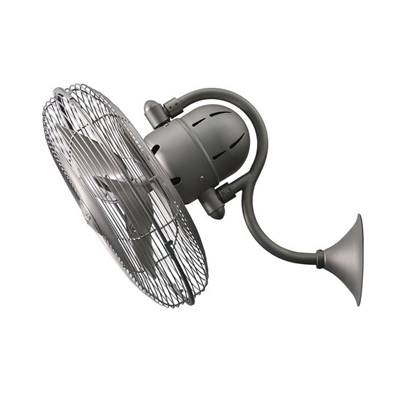 Ventilateur mural Laura 40cm Nickel Brossé