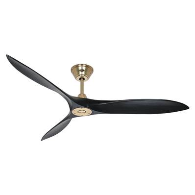 Ventilateur Plafonnier Eco Airscrew 152cm Laiton Noir