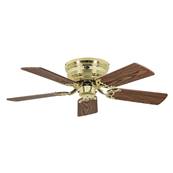 Ventilateur de Plafond Classic Flat 103cm Laiton Chêne Hêtre