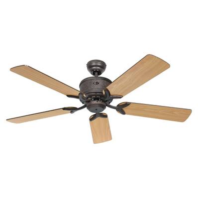 Ventilateur Plafonnier Eco Elements 132cm Marron Noyer Hêtre