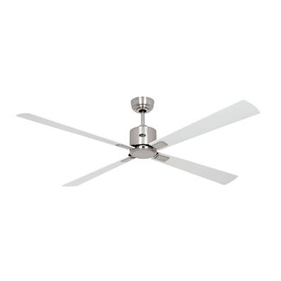 Ventilateur de Plafond Eco Neo 152cm Chromé Blanc Gris