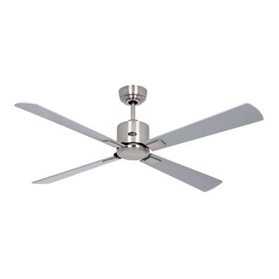 Ventilateur Plafonnier Eco Neo 152cm Chromé Brossé Wengé Gris