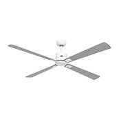 Ventilateur Plafonnier Eco Neo 152cm Blanc Argenté