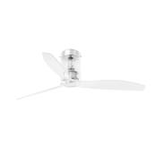 Ventilateur Plafond Mini Tube 128cm Chrom Transparent