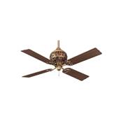 Ventilateur Plafond 1886 132cm Laiton Antique Cerisier Noyer