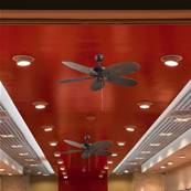 Ventilateur Plafond Phuket 132cm Marron cuivr Marron