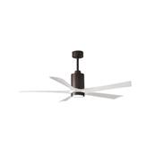 Ventilateur Plafond Patricia-5 152cm Bronze Blanc