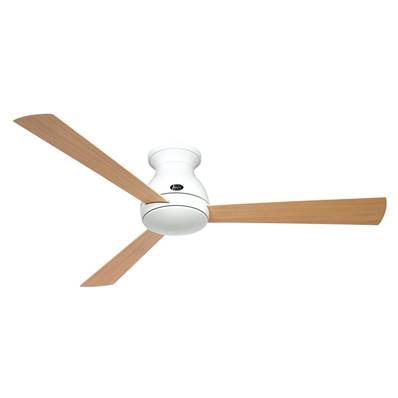 Ventilateur de Plafond Eco Pallas 142cm Blanc Erable Hêtre