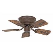 Ventilateur Plafond Classic Flat 79cm Bronze Chne fonc et clair