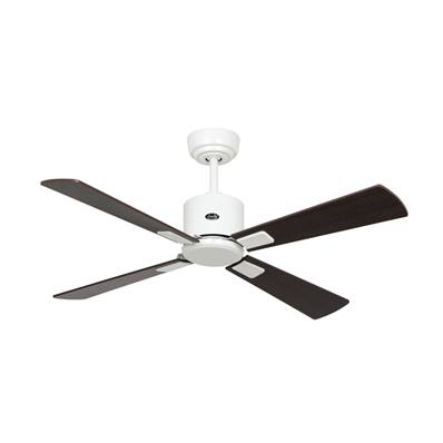 Ventilateur Plafond Eco Neo 103cm Blanc Wengé Argenté