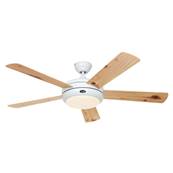 Ventilateur de Plafond Titanium 132cm Blanc Htre Pin