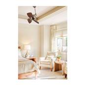 Ventilateur Plafond Vintage Vedra 46cm Laiton Noyer