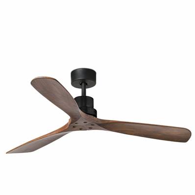 Ventilateur Plafond Lantau 132cm Noir Noyer