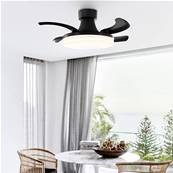 Ventilateur Plafond Orbit LED 91cm Noir
