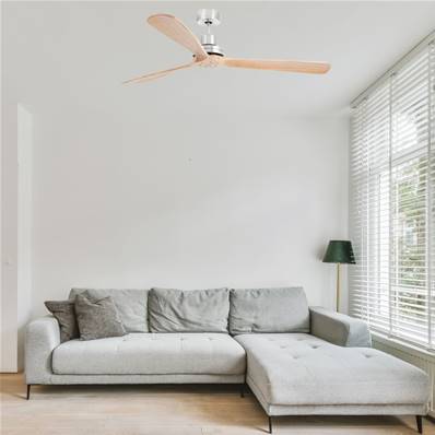 Ventilateur Plafond Lantau 168cm Nickel Pin