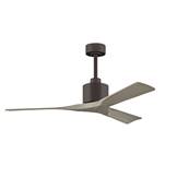 Ventilateur Plafond Nan 132cm Bronze Frêne gris