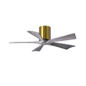 Ventilateur Plafond Irene-5H 132cm Laiton Bois vieilli