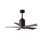 Ventilateur Plafond Patricia-5 106cm Bronze Bois Vieilli