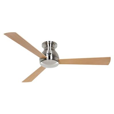 Ventilateur Plafond Eco Pallas 142cm Chromé Erable Hêtre