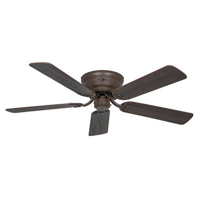 Ventilateur Plafond Classic Flat 132cm Bronze Chêne foncé et clair