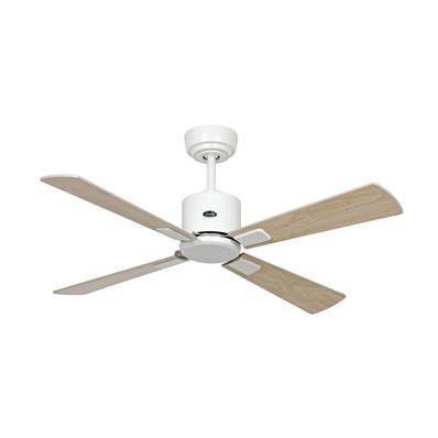 Ventilateur de Plafond Eco Neo 103cm Blanc Erable Hêtre