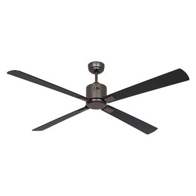 Ventilateur Plafonnier Eco Neo 152cm Bronze Noir Teck