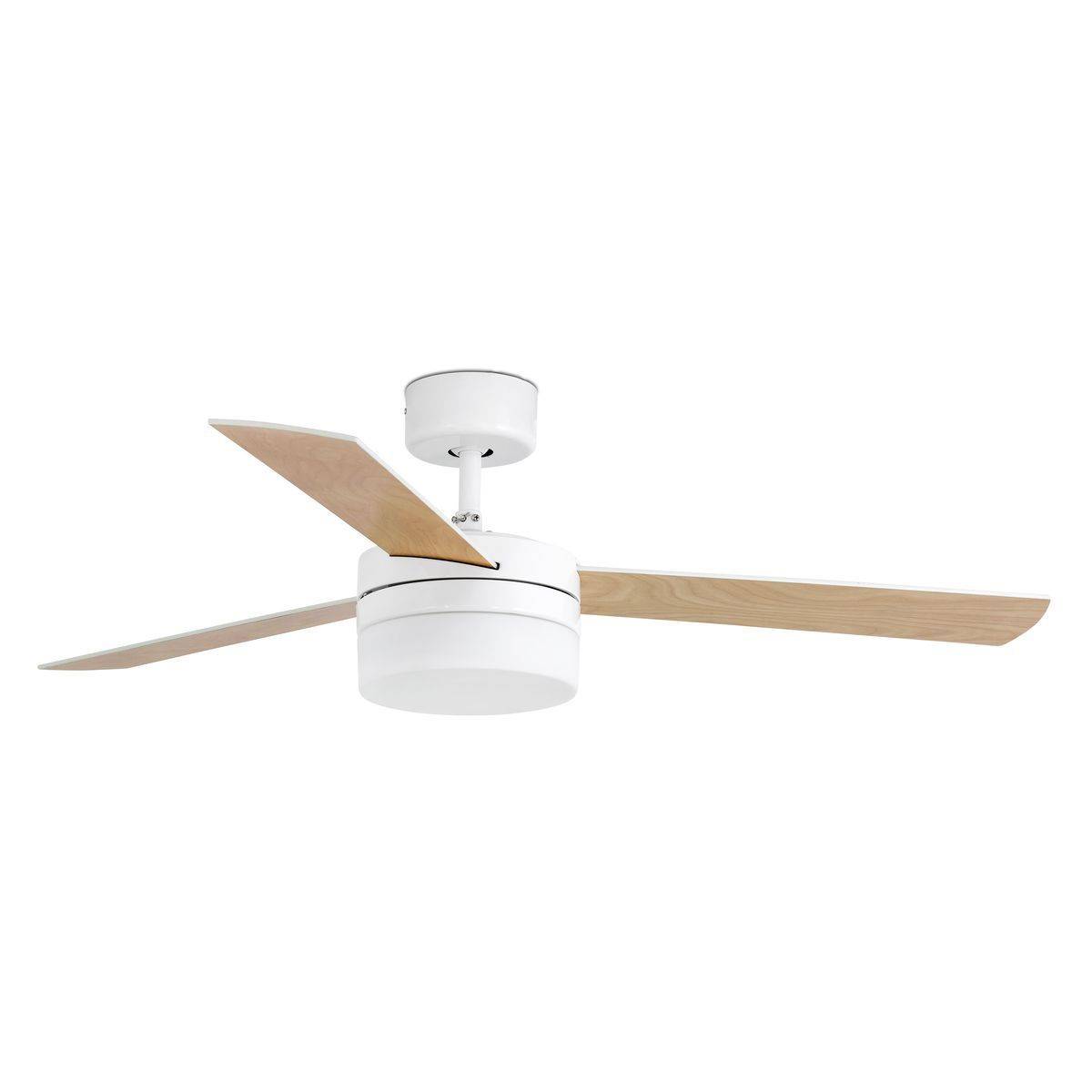 Ventilateur Plafond Panay 122cm Blanc Erable