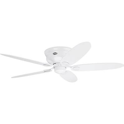 Ventilateur Plafond Low Profile 112-132cm Blanc Erable Blanc