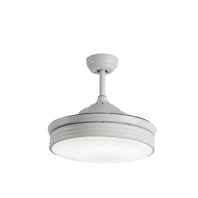 Ventilateur Plafond Bombay 108cm Blanc Transparent