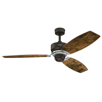 Ventilateur de Plafond WELFORD 137cm Bronze Patiné