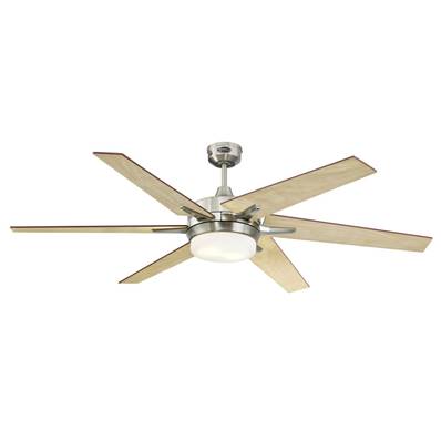 Ventilateur Plafond CAYUGA 152cm Nickel Brossé