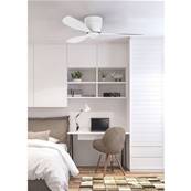 Ventilateur Plafond Bora 98,8cm Blanc