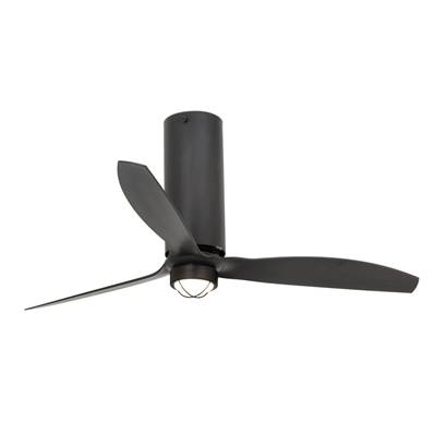 Ventilateur Plafond Tube Fan 128cm Noir