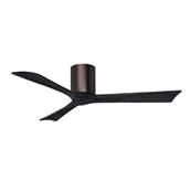 Ventilateur Plafond Irene-3H 132cm Bronze Huil Noir