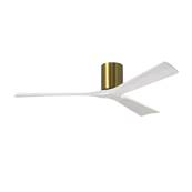 Ventilateur Plafond Irene-3H 152cm Laiton Blanc