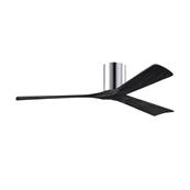 Ventilateur Plafond Irene-3H 152cm Chrom Poli Noir