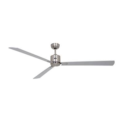 Ventilateur Plafonnier Eco Neo 180cm Chromé Wengé Argenté