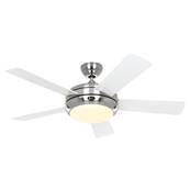 Ventilateur de Plafond Titanium 105cm Chromé Blanc