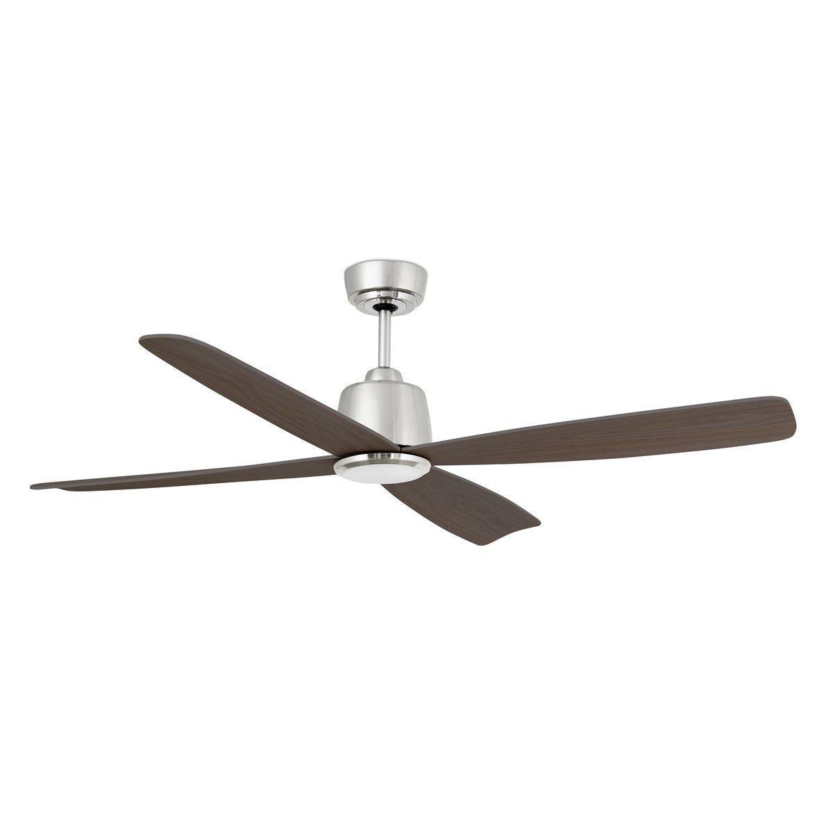 Ventilateur de Plafond Molokai 125cm Nickel Noyer