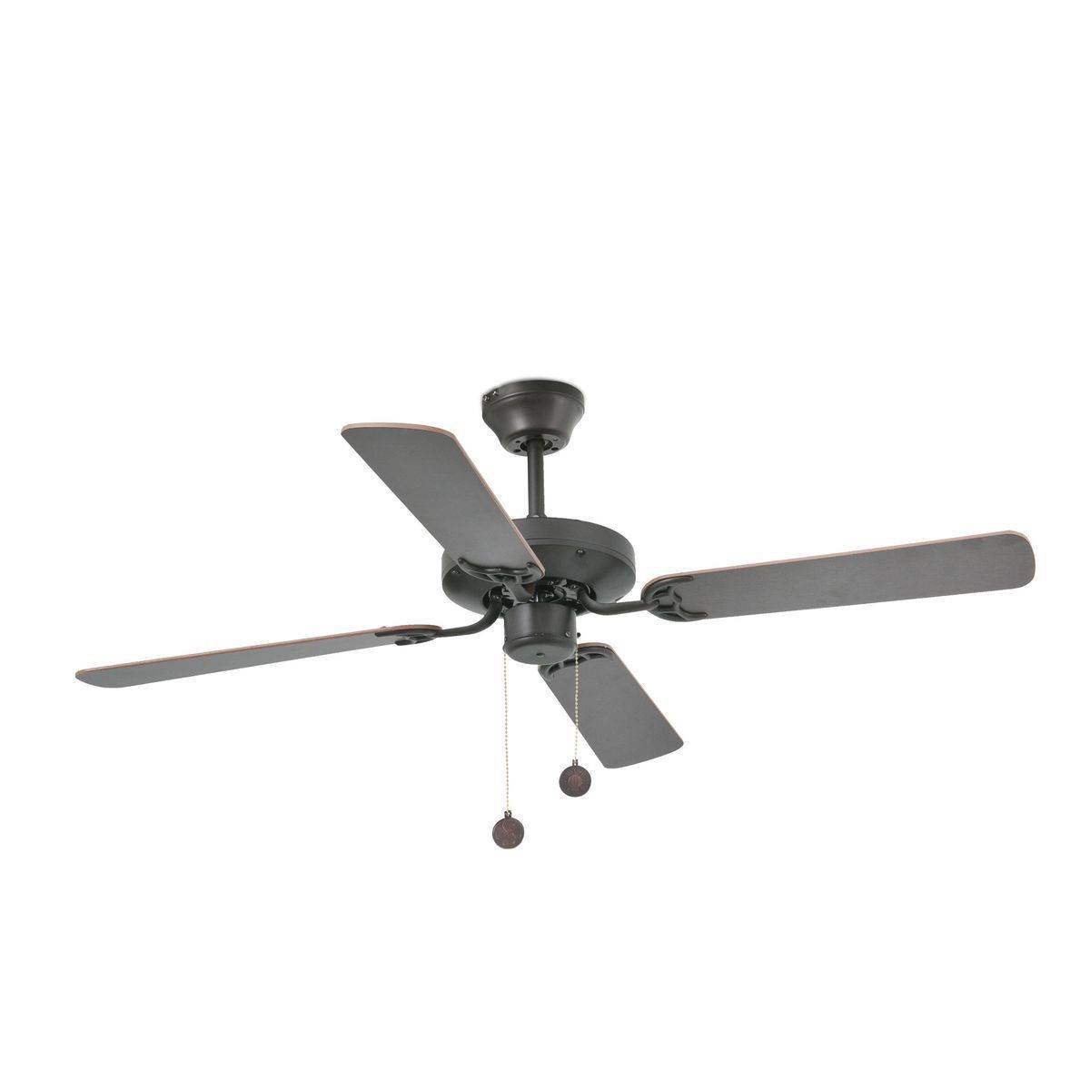 Ventilateur Plafond Yakarta 121cm Marron Acajou Noyer