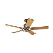 Ventilateur Plafond Salinas 132cm Nickel Erable Noyer