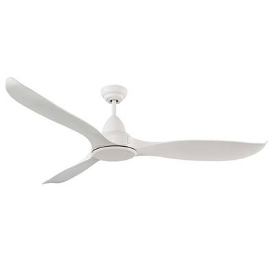 Ventilateur Plafonnier Wave 132cm Blanc