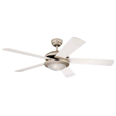 Ventilateur Plafond COMET 132cm Titane Erable clair Blanc